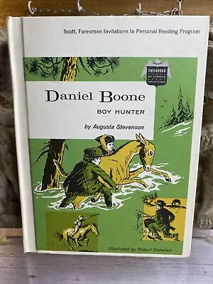 Daniel Boone Boy Hunter Augusta Stevenson Vtg Hardcover 1961 Scott Foresman • $19.95