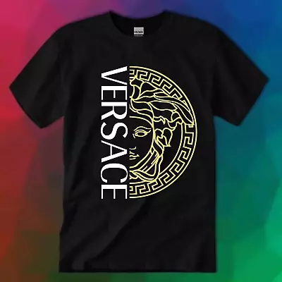 LIMITED!!Versace Logo Unisex T-shirt Size S-5XL PRINTED FANMADE Multi Color • $6.99
