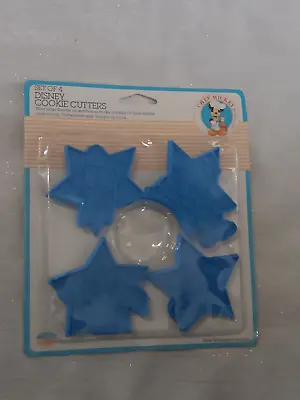 Vintage Disney Chef Mickey Mouse Goofy Donald Duck Cookie Cutter Set Of 4 NOS • £9.44