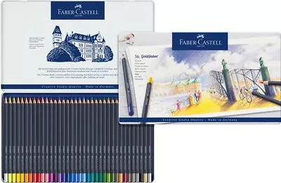 Faber-Castell Creative Studio Goldfaber Color Pencils - Tin Of 36 • $52.77