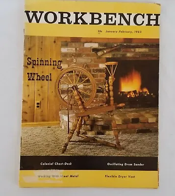 Vintage Workbench Jan-Feb 1963 Spinning Wheel Catalog • $10.95