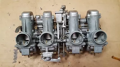 $301 • Buy 1979 1980 Kawasaki KZ1000 E1 E2 SHAFT Carburetor Set 28mm CLEAN BUT NEEDS SEALS