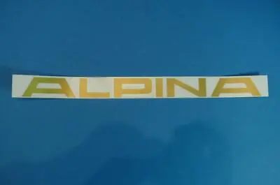 Original BMW ALPINA Lettering 300 Mm Emblem Gold Suitable For BMW E36 E38 E39 E46 • $24.59