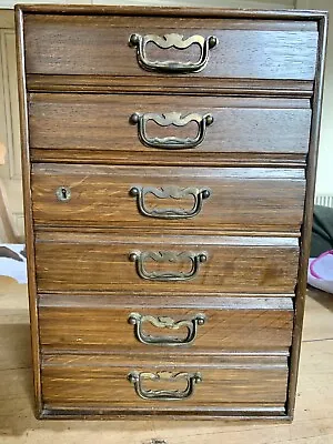 £180 • Buy Set Of 6 Collectors Drawers Made By Henry Stone And Son Of Banbury Mini Drawers