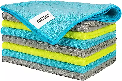 FIXSMITH Microfiber Cleaning Cloth - Pack Of 8 Size: 12 X 16 In Multi-Function • $7.99