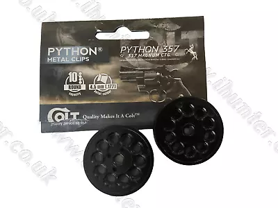 Colt Python Pellet Magazine Pack 2  (Umarex) For The  .357   Free P&P L942VP2 • £11.99