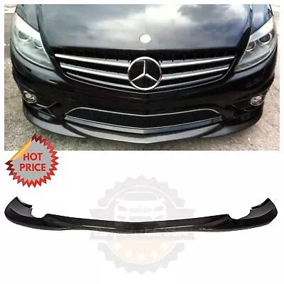 2008-2010 Mercedes Benz C216 W216 Cl63 Cl65 Amg Front Carbon Fiber Lip Spoiler • $455