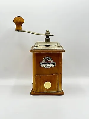 Vintage German Zassenhaus Mocha Mokka Coffee Grinder Hand Crank With Drawer • $74.99