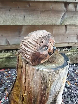 £14.99 • Buy Chainsaw Carved  Hedgehog 