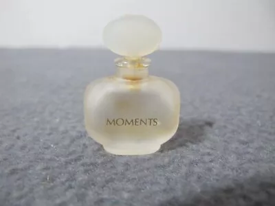 Vtg Miniature Glass W Stopper Perfume Bottle Priscilla Presley Moments • $9.99