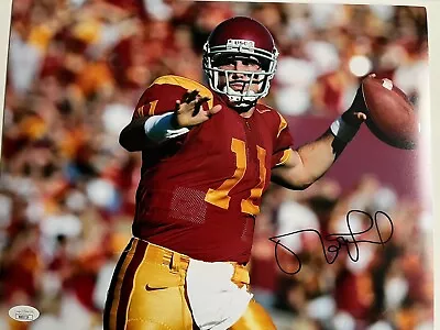 Signed Matt Leinart Hand Signed USC Trojans 11x14 Photo JSA COA Heisman Winner • $38.98