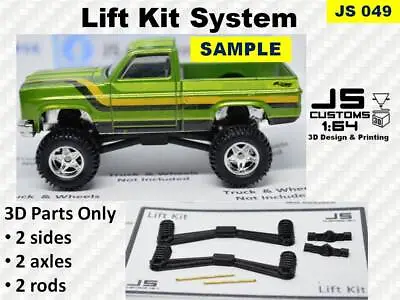 Hot Wheels Lift Kit - 83 Silverado - 3D Printed - Parts Only • $6