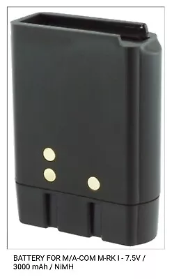 Harris NiMH 3000 MAh Battery For M-RK MRK Scan M-RK System EDACS  • $99.99