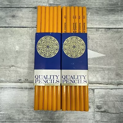 2 X 12 Pack Faber Castell Velvet Drawing 4H Pencils NOS • $12.99