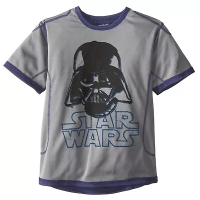 Star Wars Street Darth Vader Helmet Mesh Big Boy's T-Shirt Size Medium - NWT • £10.43