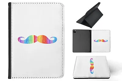 Case Cover For Apple Ipad|hipster Colourful Moustache #20 • $25.65