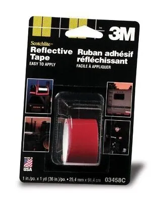 3M 03458 Reflective Tape Red 1  X 36  • $7.84