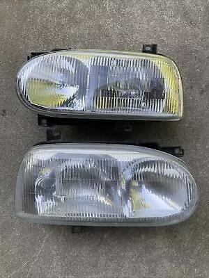 $199.99 • Buy ‘93 - Early ‘99 Mk3 VW Golf GTI Cabrio Dual Chamber Headlights Pair 2.0L VR6 OEM