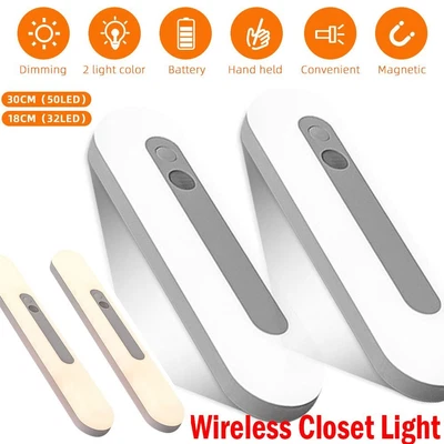 £10.19 • Buy Under Cabinet Cupboard Counter LED Light Bar Hand Sensor Home Kitchen Shelf Lamp