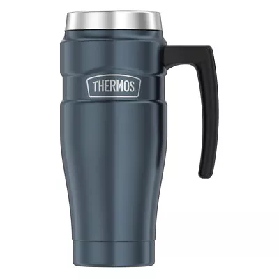 NEW Thermos Stainless Steel King Travel Mug Slate 470ml • $34