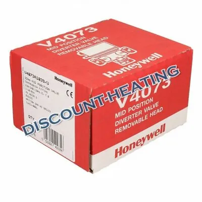 Honeywell V4073A1039 3 Port Mid-Position Diverter Valve 22mm • £99.95