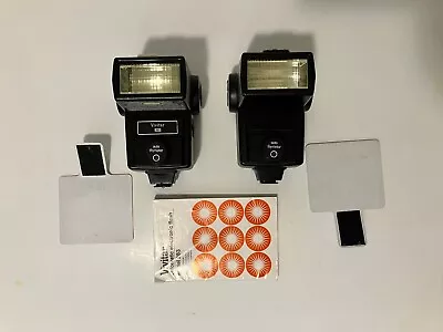 Vivitar 283 Auto Thyristor  Electronic Flash + Accessories SOLD AS PAIR • $45