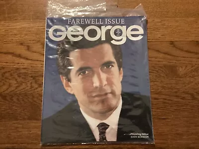 George Magazine Farewell Issue John Kennedy Volume VI Number 1 In Original Wrap • $65