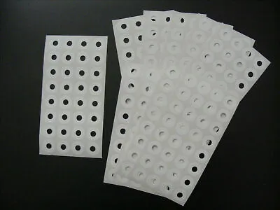 250 White Paper Page Ring File Hole Punch Adhesive Sticker Reinforcer Protector • £2.50