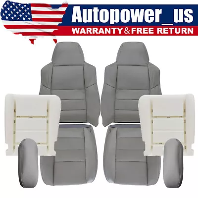 2003 2004 2005 2006 2007 For Ford F250 F350 Super Duty Lariat Seat Covers Gray • $45.99