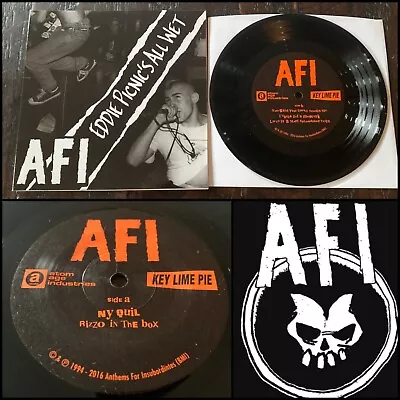 AFI Eddie Picnic’s All Wet 7  Vinyl-Son Of Sam Tiger Army Rise Against Me MxPx • $40