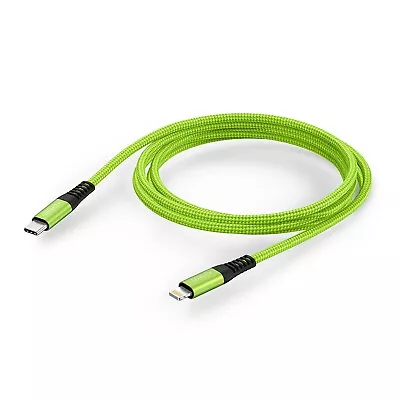 $27.44 • Buy 3M Double Braided Nylon Mfi Certified USB-C To Lightning Charging Cable Compatib