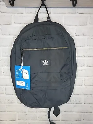 Adidas Originals Unisex National Plus Backpack Black ONE SIZE Black B175 • $51.29