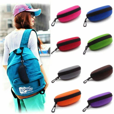 $5.63 • Buy Portable Zipper Lock Glasses Case Sunglasses Shell Hard Protector Storage Box