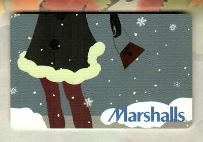 MARSHALLS Winter Walk Snowflakes ( 2008 ) Gift Card ( $0 ) • $2.50