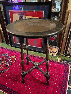 $425 • Buy Stickley Bros. Quaint Furniture Painted Lamp Stand Table 