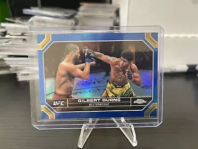 2024 Topps Chrome UFC Gilbert Burns Blue Refractor  /150 • $5