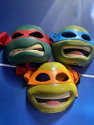Teenage Mutant Ninja Turtles Mask Raph Raphael Michelangelo Leonardo TMNT 2013-3 • $40.95