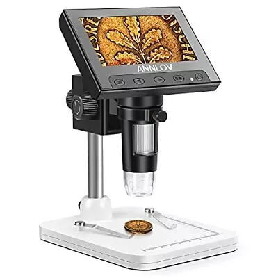 LCD Digital Microscope 4.3 Inch USB 500X 1000X Magnification Coin Camera 8 LED • $78.05