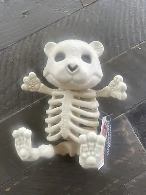Halloween Faux Teddy Bear Skeleton Halloween Decoration 5 In Trunk  • $10