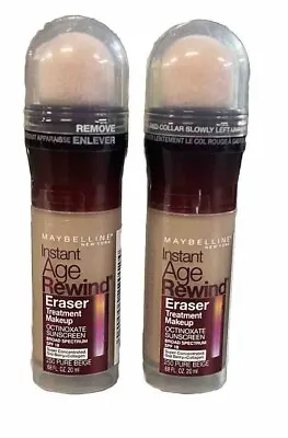 2x Maybelline Instant Age Rewind Eraser Treatment Makeup #250 Pure Beige  • $23.95