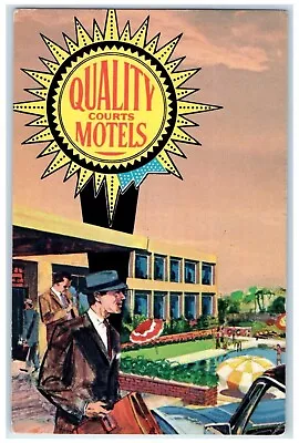 1960 Quality Courts Motel Jackson Broad Street Murfreesboro Tennessee Postcard • $19.95