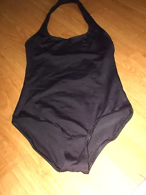 Plume Leotard  Black  Halterneck Style ~ Size Small ~ Excellent Condition • £0.99