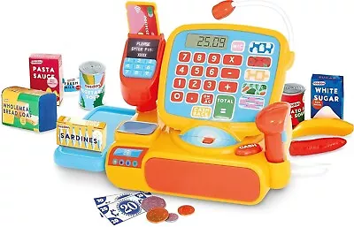 CASDON CASH REGISTER TOY Toy Shopping Till Set *BOX DAMAGE* • £12.99