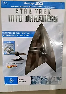 $38 • Buy Star Trek Int Darkness Limited Edition 3D & 2D Blu Ray - Incl. U.S.S. Vengeance