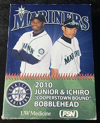 Seattle Mariners Griffey Junior & Ichiro “Cooperstown Bound” Bobblehead SGA 2010 • $49.99