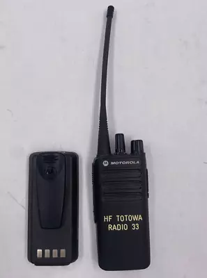 Motorola Aah87ydc9ja2an Cp100d Uhf Analog Digital Xpr Two Way Radio W/ Battery • $349.99