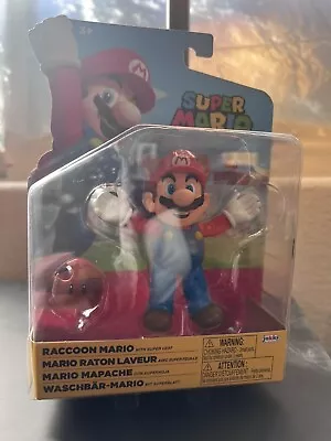 Jakks Nintendo Super Mario Raccoon Mario W/ Super Leaf • $13.06