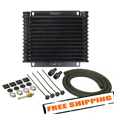 Derale 13613 13 Row Series 9000 Plate And Fin Transmission Cooler Kit • $109.83