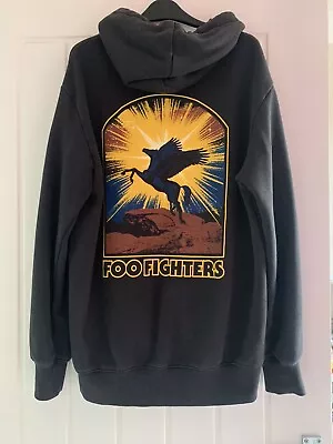 Mens / Unisex H&M Foo Fighters Pegasus Black / Dark Grey Hoodie Size Small • £17.99