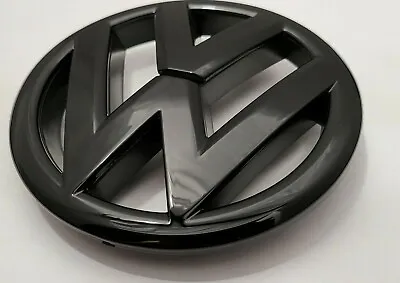 $44.98 • Buy VW Emblem Jetta-Sedan 2011-14 MK6 Volkswagen Front Grille Black Badge Logo